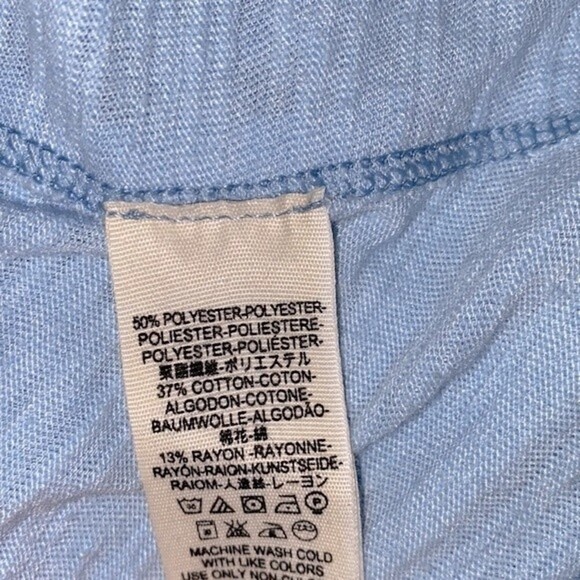 We the free sleeveless blue top size xsmall oversized - Picture 5 of 7